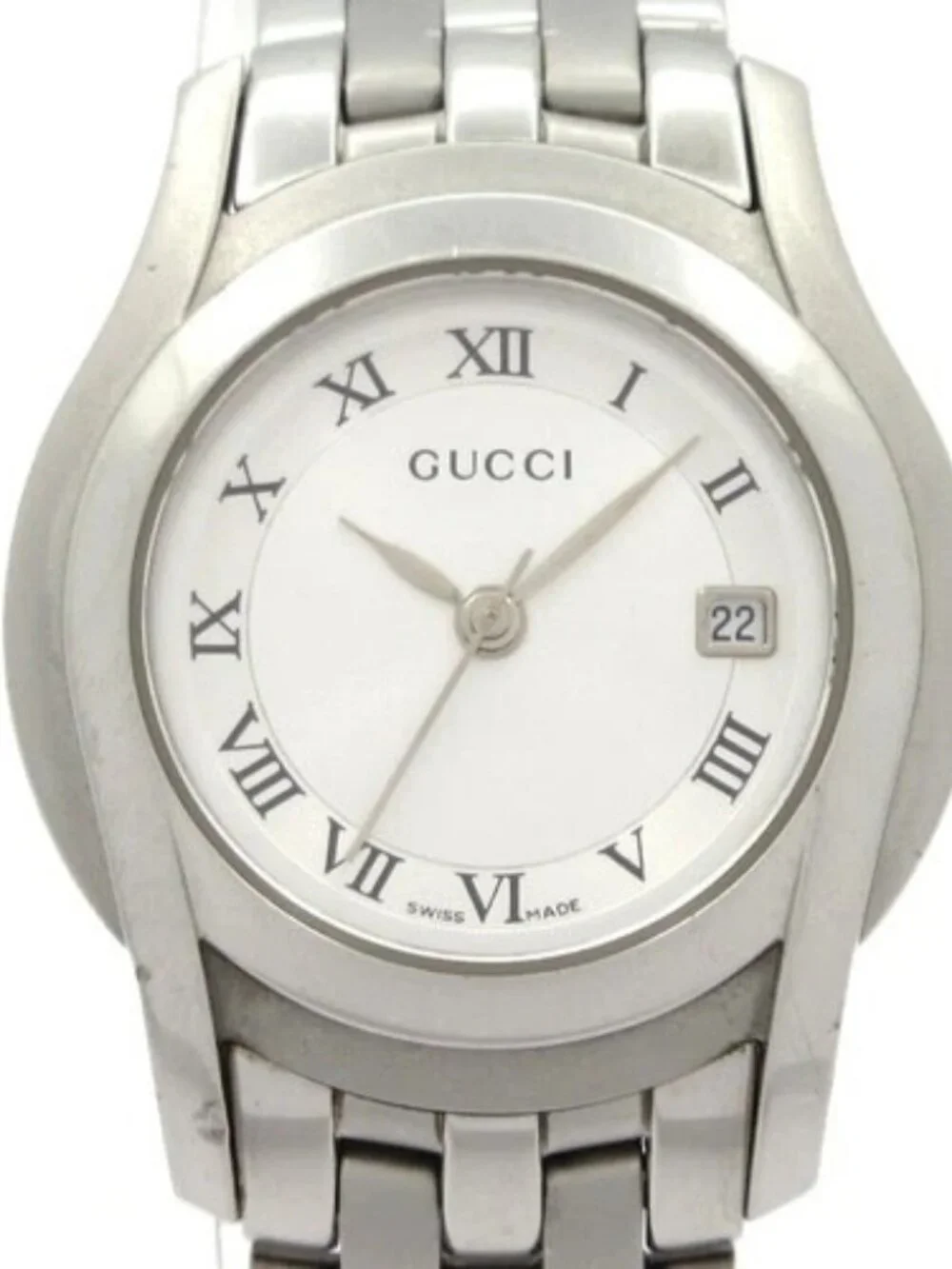 GUCCI 5500L 0****** Silver Women's Wrist Watch